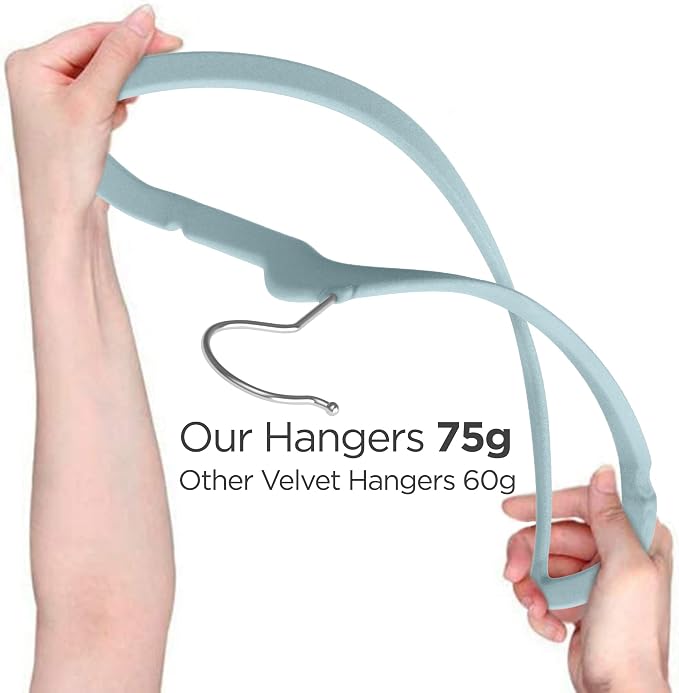 50 Pack Premium Baby Velvet Hangers - Image 7