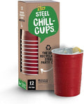 16 oz. Party Cups, Sturdy & Durable, Disposable and 100% Recyclable, Made in USA by SteelChillCups
