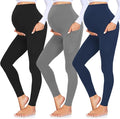 GROTEEN 3 Pack Women's Maternity Leggings by GROTEEN