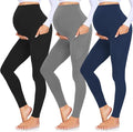 GROTEEN 3 Pack Women's Maternity Leggings by GROTEEN