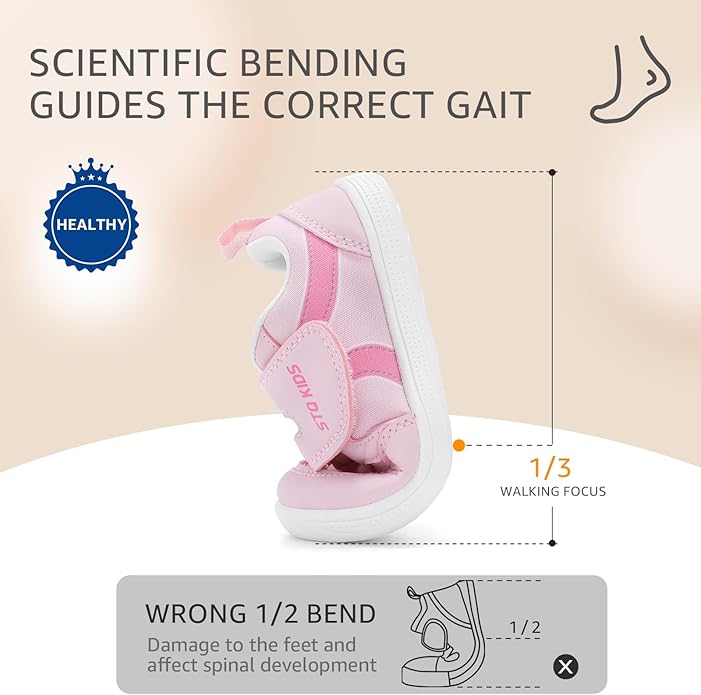 Toddler Wide Toe Box Barefoot Shoes Boys Girls Sneakers Kids Tennis Shoes - Image 6