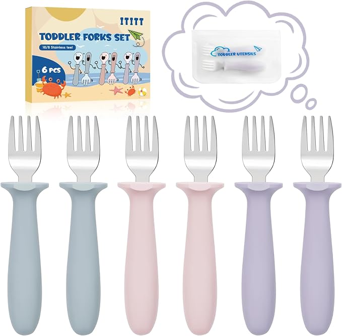 6 PCS Toddler Forks Set by ITITT
