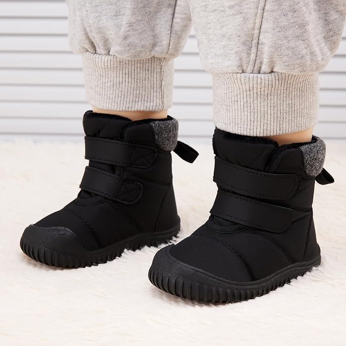 BMCiTYBM Toddler Baby Winter Snow Boots Boy Girl Faux Fur Warm Non Slip First - Image 2