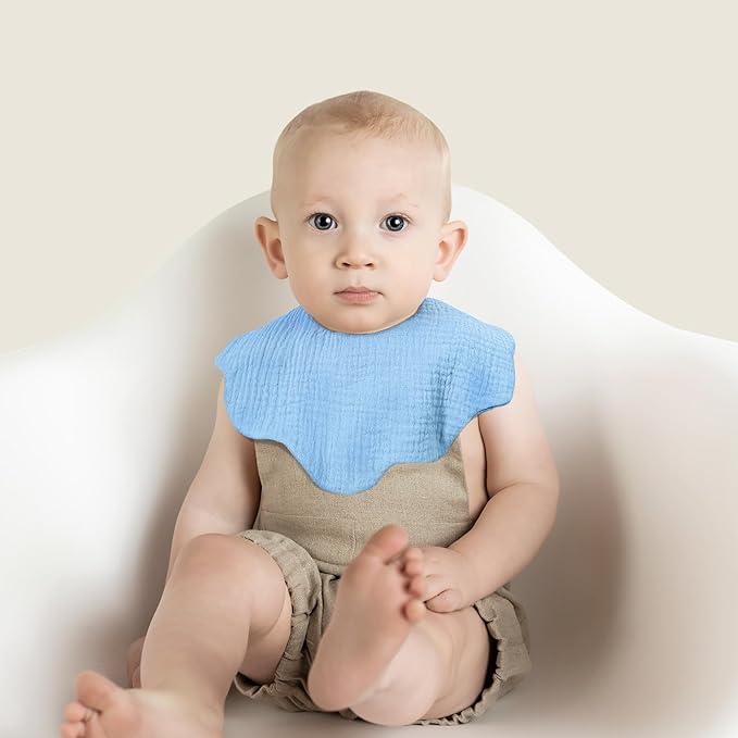 Baby Bibs Muslin Drool Teething Drooling Bibs - Image 6