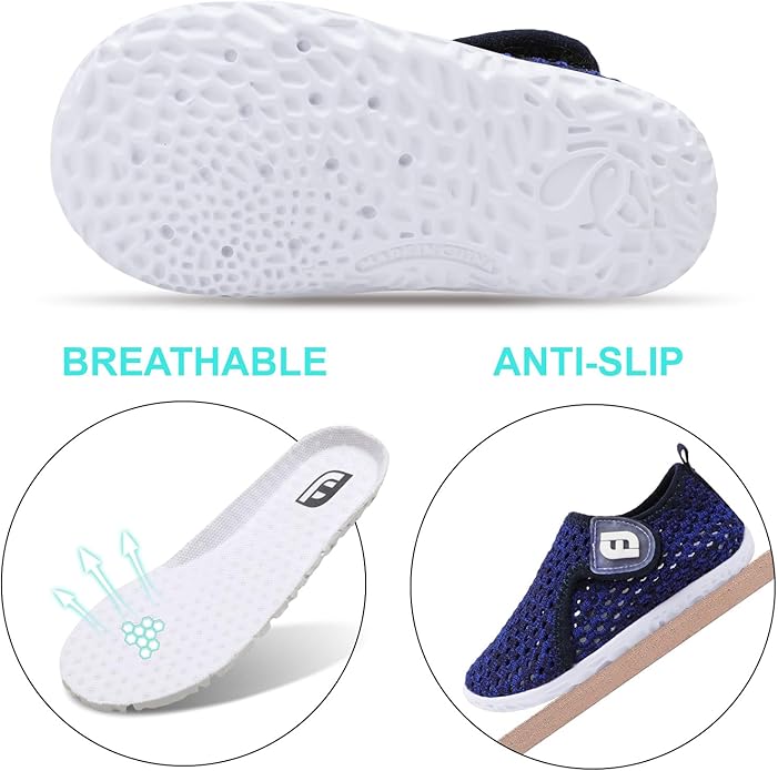 JOINFREE Baby Toddler Water Shoes Boys Girls Sandals Barefoot Kids Breathable - Image 4