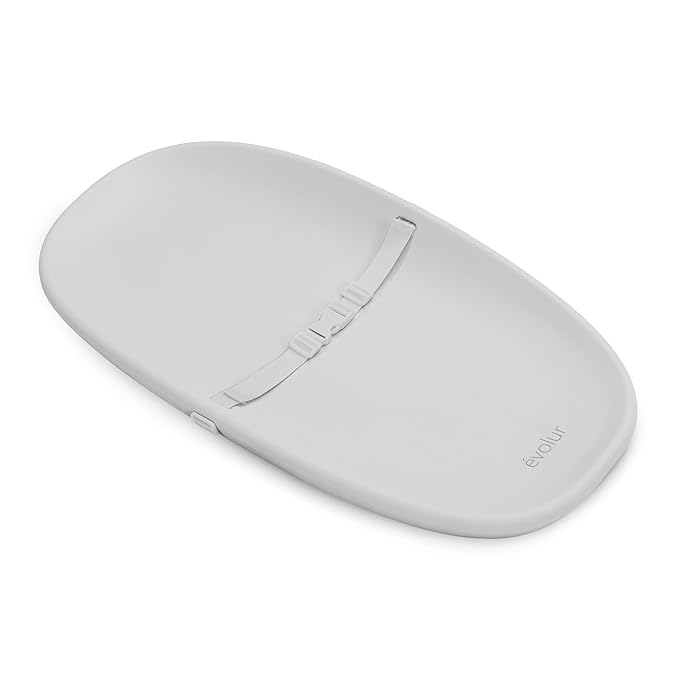 Evolur Eva Baby Changing Pad in Light Gray, Lightweight and Portable Changing by Evolur