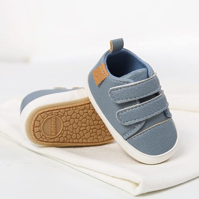 Clowora Baby Boys Girls Shoes Non-Slip Rubber Sole Sneakers Infant First - Image 4