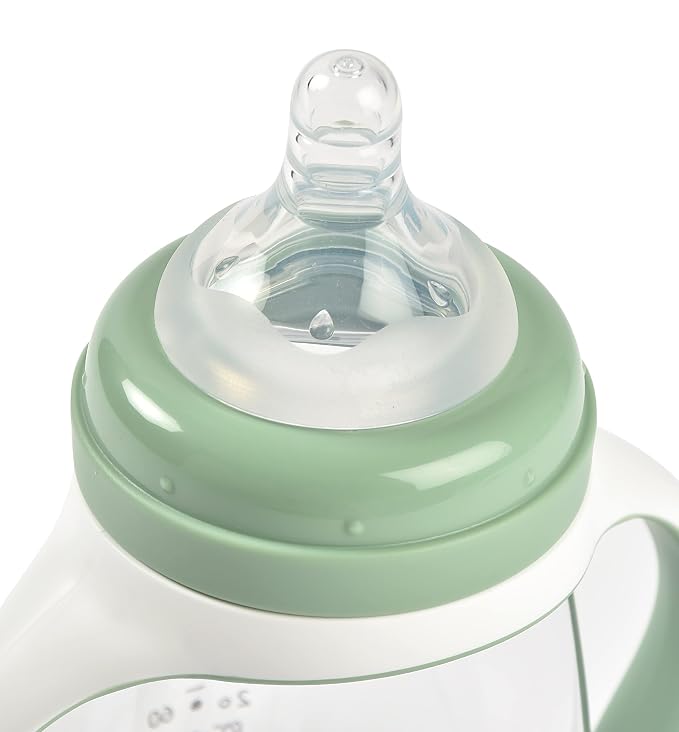 BEABA 2-in-1 Baby Bottle to Transition Sippy Cup, No Spill Sippy Cup, Includes - Image 4