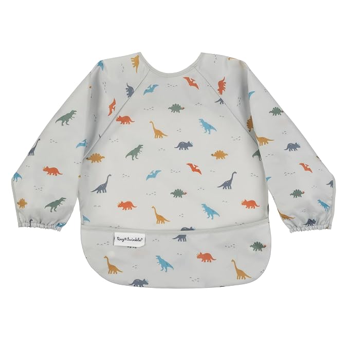 Tiny Twinkle Long Sleeve Bib for Babies & Toddlers – Waterproof Smock Bib for by TinyTwinkle