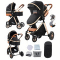 2 in 1 Baby Stroller with Bassinet Mode, Reversible Infant Pram, One-Click by Unknown
