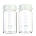 COMI Wide Neck Glass Breastmilk Collection n Storage Bottle, 6oz by COMI