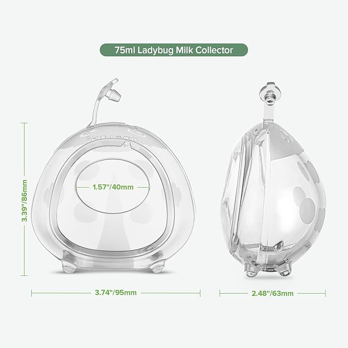 haakaa Ladybug Milk Collector Wearable Milk Collector Ladybug Breastmilk - Image 7