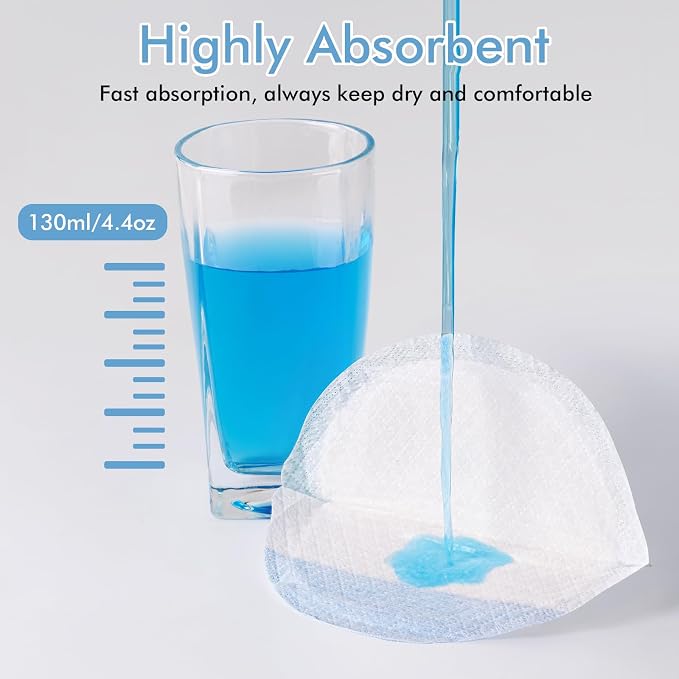NCVI Super Absorbent Disposable Nursing Pads 180 Count, Stay Dry Breast Pads - Image 2