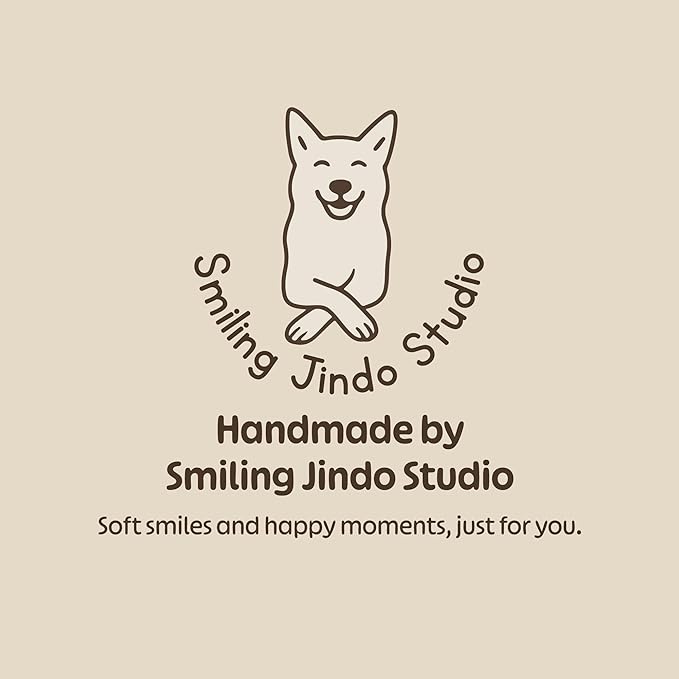 Personalized Baby Bib – Soft Cotton Terry, Cute Jindo Dog Design - Image 7