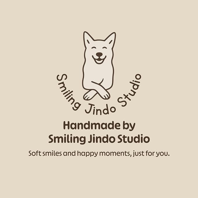 Personalized Baby Bib – Soft Cotton Terry, Cute Jindo Dog Design - Image 8