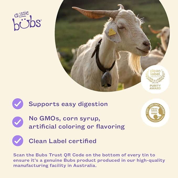 Aussie Bubs Australian Goat Milk-Based Toddler Formula, - Image 6