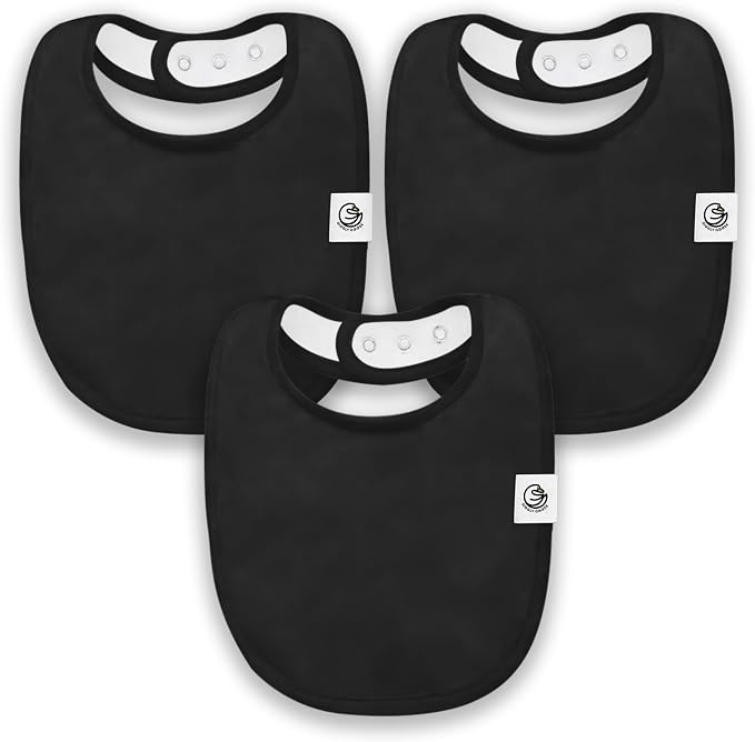 3 Pack Baby Bibs for Boys & Girls | Cotton, Absorbent Drooling & Teething Bib | by GigglyGoose%C2%AE