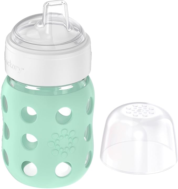 Lifefactory 8-Ounce Wide Neck Glass Baby Bottle - Image 3