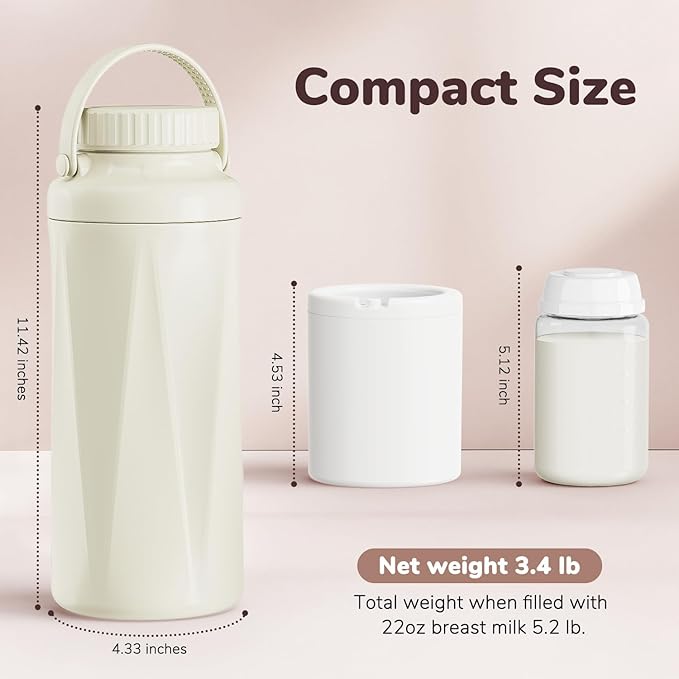 22oz Portable Breast Milk Cooler Bottle-Breastmilk Chiller - Image 9