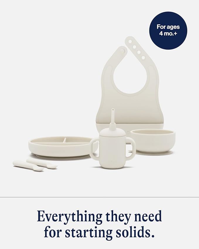 Lalo First Bites Silicone Baby Feeding Set - Image 3