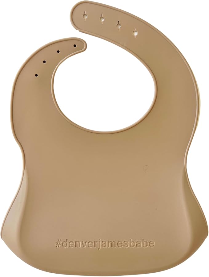Denver James Silicone Feeding Bibs | Dishwasher Safe. Waterproof. Adjustable. - Image 4