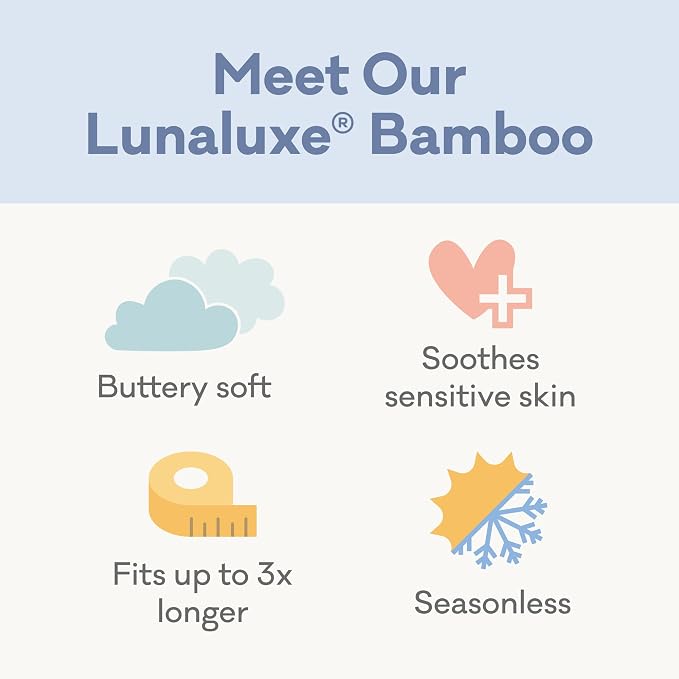 Little Sleepies Pajamas for Baby Boys & Girls, Viscose from Bamboo Baby Pajamas - Image 2