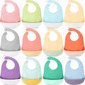 Mepase Silicone Bibs Waterproof Silicone Baby Bibs Soft Adjustable Baby Feeding by Mepase