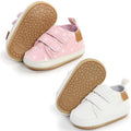2Pairs Baby Shoes, Boys Girls Non-Slip Rubber Sole Sneakers, Unisex Infant Soft by 82-eitwo