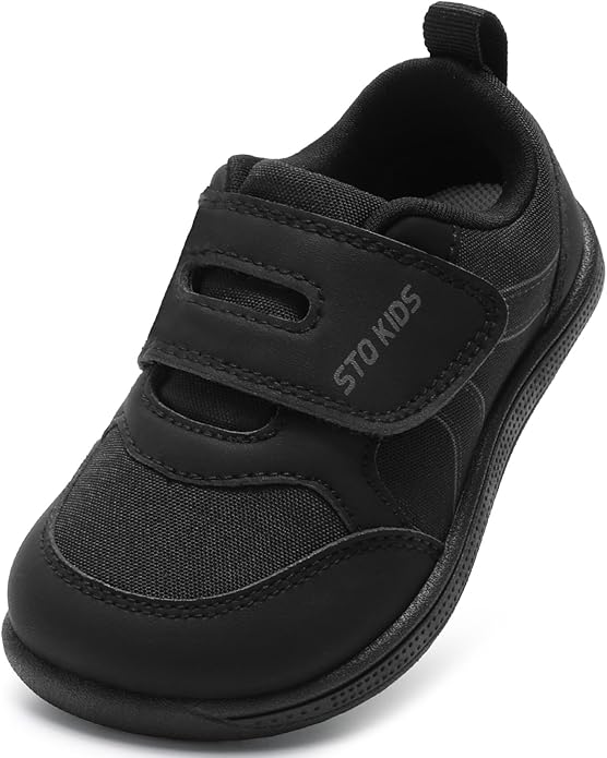Toddler Wide Toe Box Barefoot Shoes Boys Girls Sneakers Kids Tennis Shoes by STQKIDS
