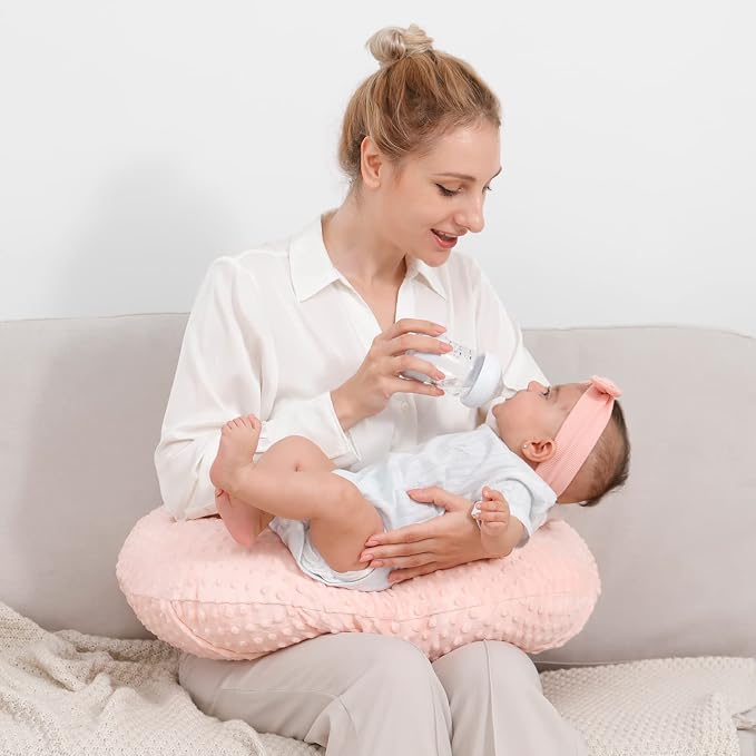 Nursing Pillow and Positioner, Breastfeeding, Bottle Feeding, Baby Sitting - Image 6