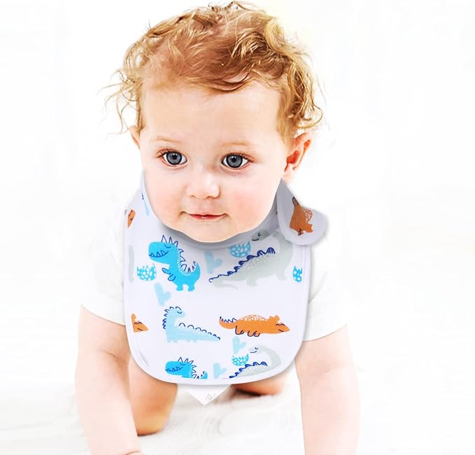 Baby Bibs Soft and Absorbent Organic Cotton Bandana Drool Bibs Set - Image 7