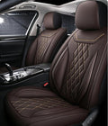 Leather Car Seat Covers for Volkswagen Atlas 2019-2023 Waterproof, Breathable by ijesign