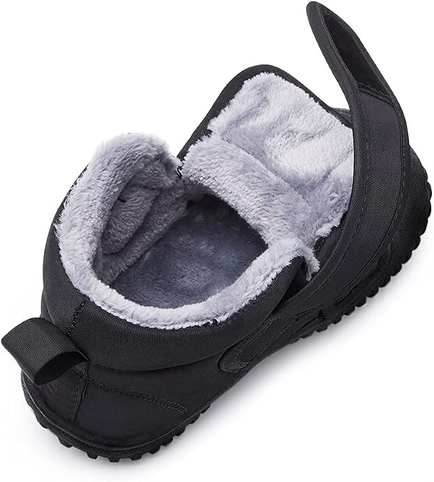BMCiTYBM Toddler Baby Snow Boots Winter Shoes Boys Girls Cold Weather Baby Faux - Image 6