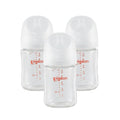Pigeon Glass Nursing Bottle Wide Neck, Nurture & Nest, Anti-Colic, Streamlined by PIGEON
