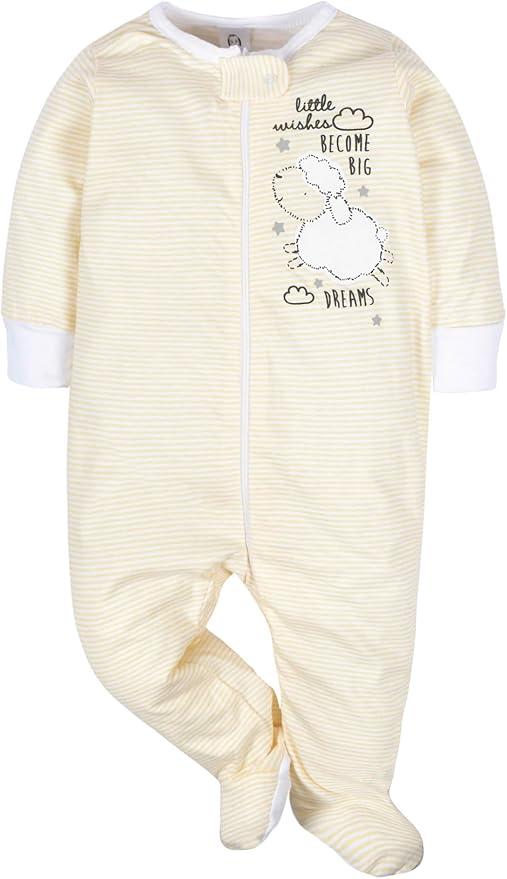 Gerber Baby Boys 4 Pack Sleep 'N Play Footie - Image 2