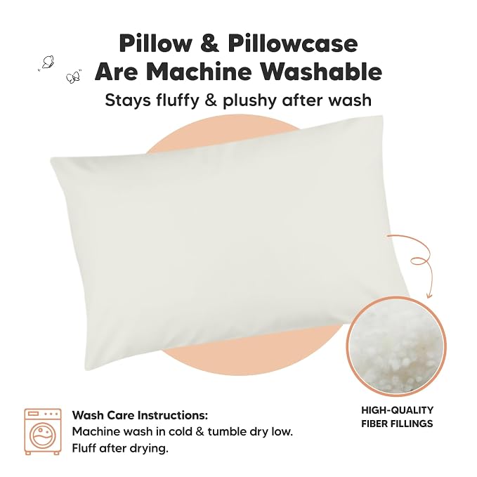 Toddler Pillow with Pillowcase - Image 4