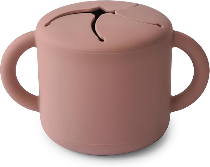 mushie Silicone Snack Cup | Spill Proof Food Container by mushie