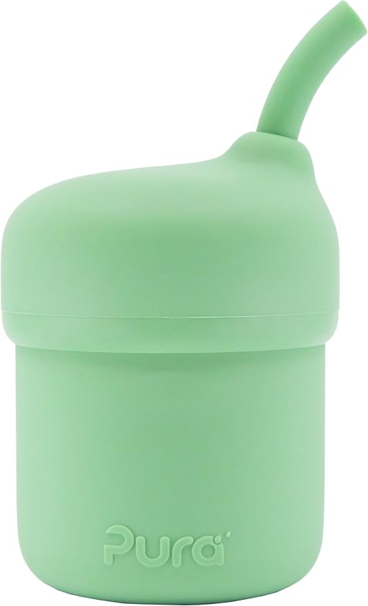 Pura my-my Silicone Straw Cup| Spill Proof, Food Grade Silicone, Plastic-Free | - Image 7