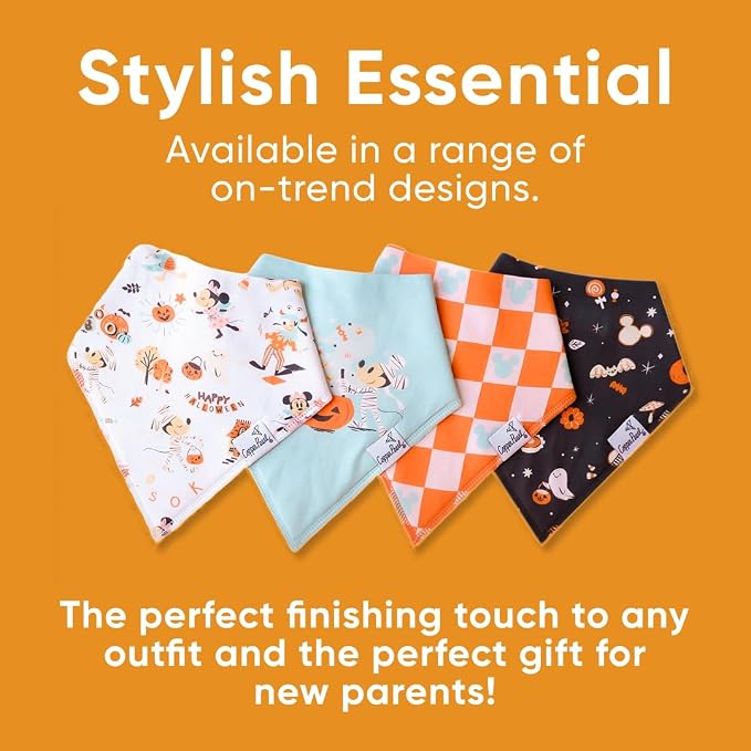 Copper Pearl Baby Bandana Drool Bibs - Image 6