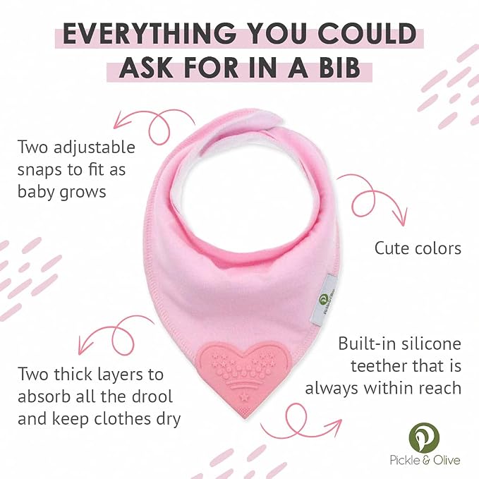 Baby Bandana Teething Bibs - Image 3