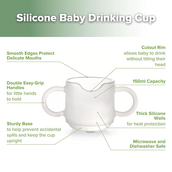 haakaa Silicone Toddler Cups, BPA Free Drop-proof Training Cups - Image 4