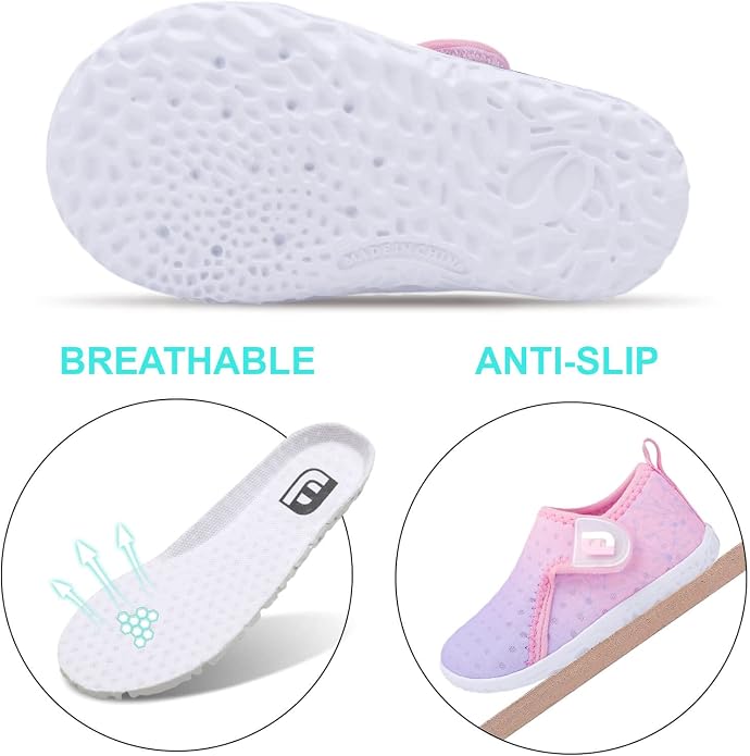 JOINFREE Baby Toddler Water Shoes Boys Girls Sandals Barefoot Kids Breathable - Image 4