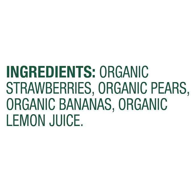 Sprout Strawberry Pear Banana Organic Baby Food 3.5 oz Pack of 12 - Image 6