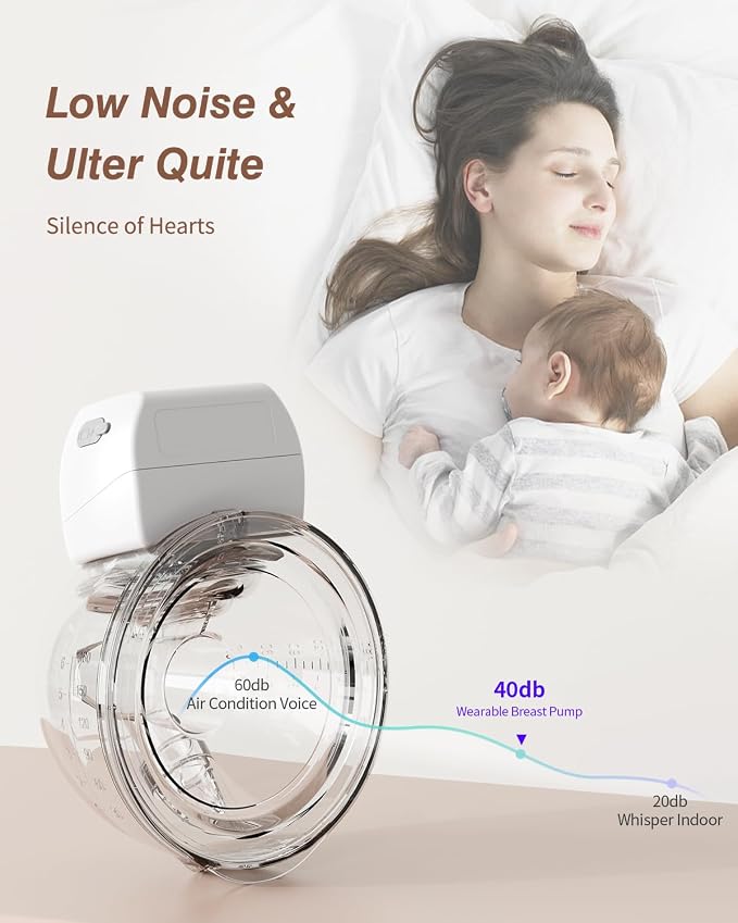 Ultra-Light 193g Hands Free Breast Pump – Quiet & Portable - Image 3