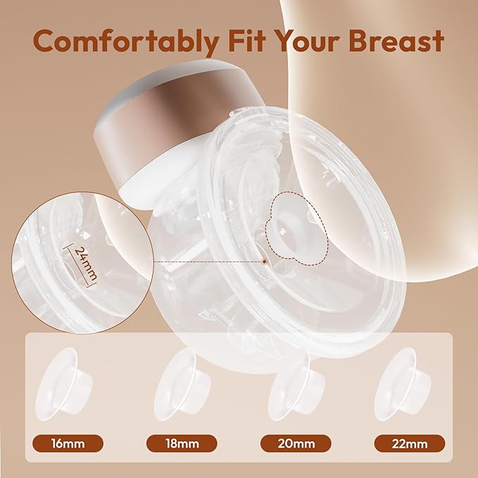 Wearable Breastfeeding Pump Hands Free of Long Battery Life, Portable Electric - Image 5