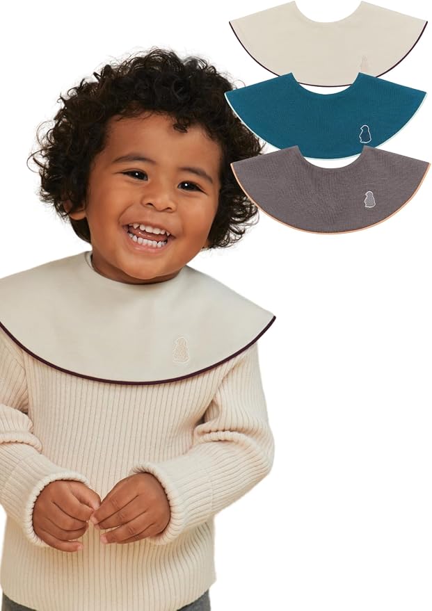 Konny Baby Bibs Set, 360 ​​° Rotate, Soft and Absorbent Bandana Drooling by Konny