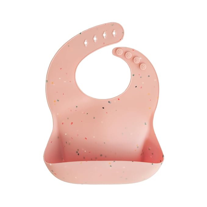 mushie Silicone Baby Bib | Adjustable Fit Waterproof Bibs by mushie