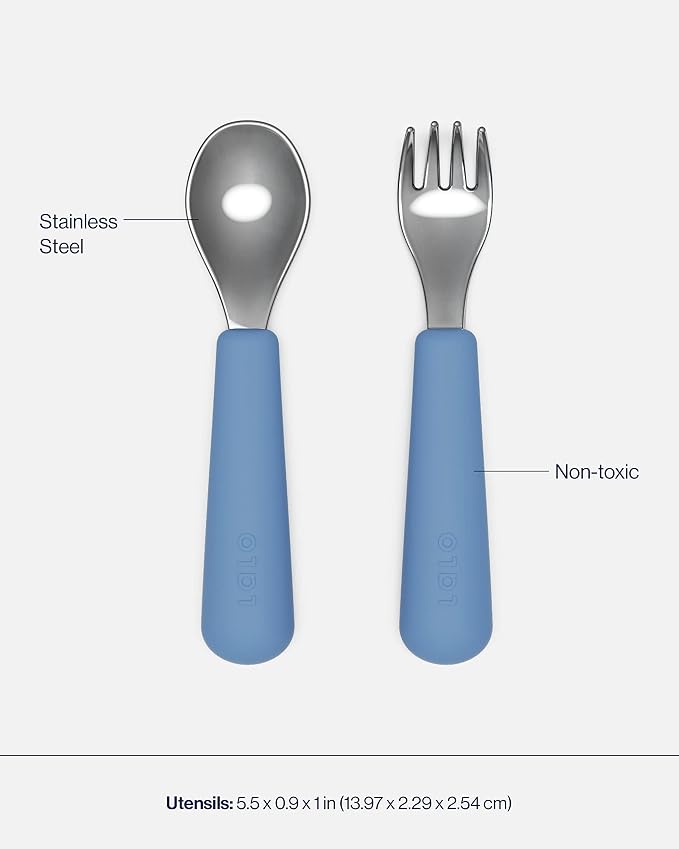 Lalo Big Bites Kids Dinnerware Starter Set - Image 5