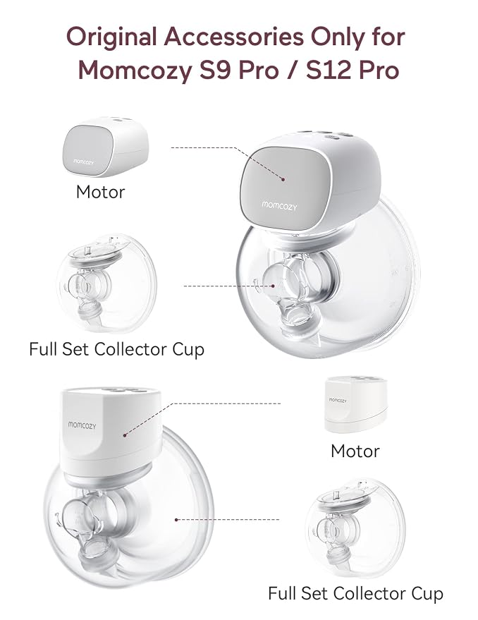Momcozy Original S9 Pro/S12 Pro Replacement Accessories, Only Compatible - Image 5
