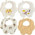4 Pack Baby Bandana Bibs by Unknown